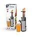 Genius Slow Juicer Mini Saftpresse für Gemüse und Obst, 9-teilig, Kaltpresse, 130 W, leise, einfaches Design, leichte Fruchtpresse, elektrisch, einfache Reinigung mit Bürste