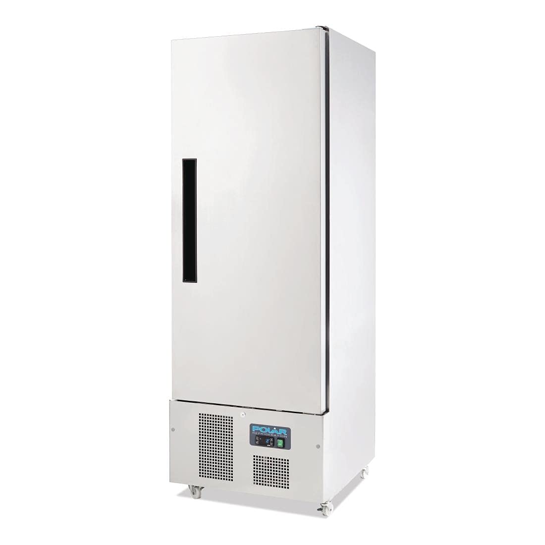 Polar Réfrigérateur commercial à porte simple en acier inoxydable 440 l