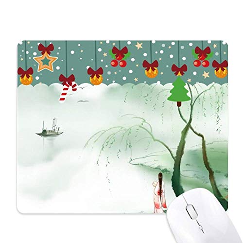 Tapis de souris style chinois aquarelle pour embellir votre bureau au quotidien