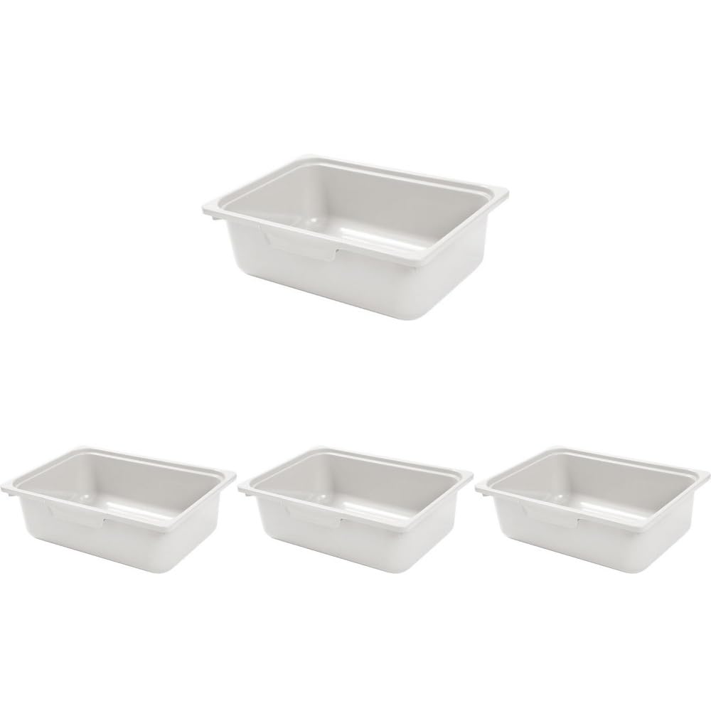 即購入可⭕️カラボにぴったり収納ボックス 浅型11個 白 ニトリ レール