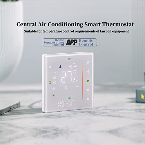 Qiumi Smart Wifi Termostato a colori Regolatore di...