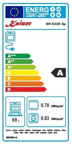 Kaiser Küchengeräte Backofen-Set EH 6326 SP+KCT 777 FI, Elektro Einabau Backofen, Autark, 79L, 10 Funktionen, + Induktions- Kochfeld 77 cm, Einbau Herd, 5 Kochzonen, Schwarzes Glas – Bild 5