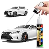 Ultra White(083) Touch Up Paint For Lexus Exact Match-Chips and Nicks 2 in 1 Car Paint Pen Scratch Rapair for NXRX/GX/RZ/LX/ES/IS/LS/UX HYBRID