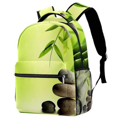 Sac à dos ordinateur Zen Ston en bambou pour le voyage et l'école