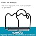 High Road Heavy Duty Car Clothes Hanger with Carry Handle and Hooks for Dry Cleaning, Moving and Road Trips