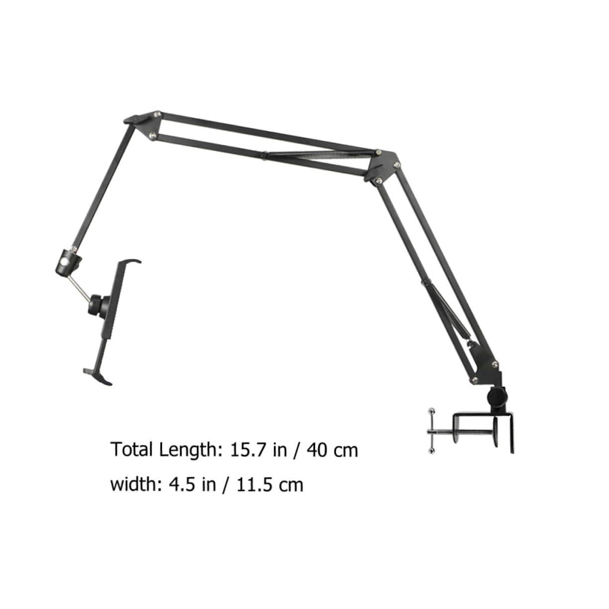 DOITOOL Soporte para Teléfono Móvil Ajustable De Metal Soporte para Teléfono De Cabecera Plegable para Soporte De Escritorio y para Cama para De Grabación De Video y para Transmisión