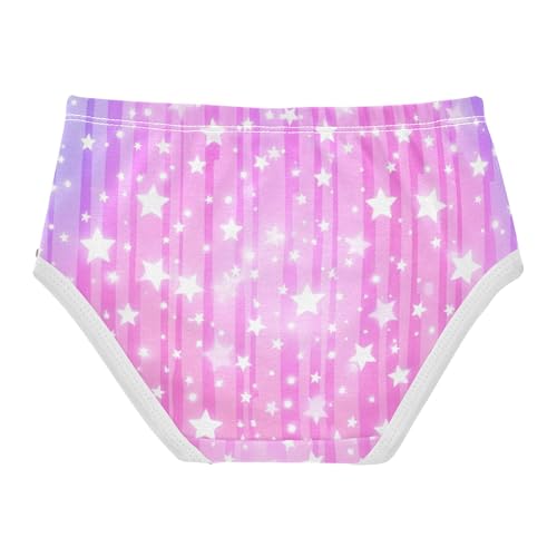 Stars Pastel Cute Panties Girl Toddler Girls Underwear Cotton Pattern Kids Undies Briefs 2t2