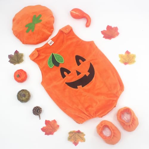 Disfraz de Calabaza para Bebé Recién Nacido 3-6 Meses miniatura 2