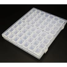 Diamond Painting Storage Box, 56 Compartments, Clear Plastic Bead Organizer Container, Art Supplies Storage Case 2