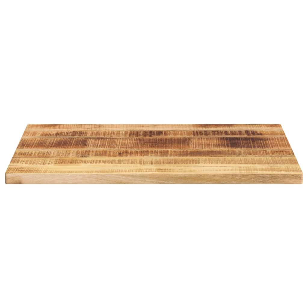 KWQPWOER Blat stołu 90 x 60 x 3,8 cm prostokątny drewniany mango