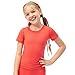 Hotfiary Youth Girls Athletic Shirts Short Sleeve Crew Neck Active T-Shirt Quick Dry Activewear Sports Running Tee Tops