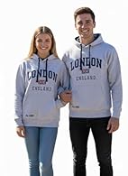 ICONIC LONDON DESIGN – Classic grey hoodie with bold “London England” embroidery and Union Jack flag for an authentic British look. PREMIUM FABRIC BLEND – Made from a soft cotton-polyester mix for warmth, breathability, and long-lasting comfort. UNIS...