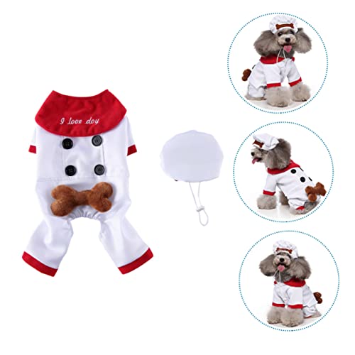 Disfraz creativo para perros GANAZONO talla L blanco miniatura 3