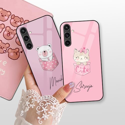 Image of COLORflow Back Cover Compatible with Samsung Galaxy S23 FE 5G | Cute Pocket Cartoons Color Customized | Shockproof TPU Bumper with Camera Protection Back Cover Compatible with Samsung Galaxy S23 FE 5G