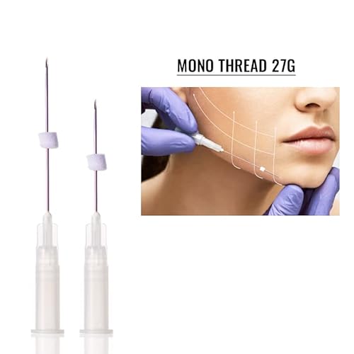 Rosca Pdo (mono 27G 38 mm) para lifting facial/longa duração Pdo fio mono afiado/Pdo Thread 27G 38mm