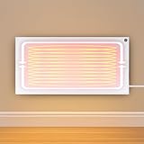 meoaow Infrarot Wandheizung, 170W Infrarotheizung Wandmontage mit Überhitzungsschutz, Leiser Elektroheizung Energiesparend Infrared Heater fur Schlafzimmer Badezimmer Büro Wohnheim