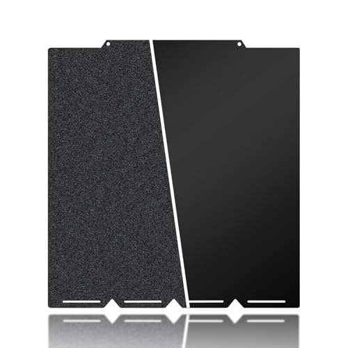 Image of 270x270mm Black Build Plate Double Sided Textured PEI+Smooth PEI Flexible Removable Spring Steel Heated Printing Bed Platform for Snapmaker U1 3D Printer