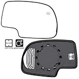 ECCPP Mirror Glass Power Heated Passenger Side(RH) Replacement fit for Chevy Avalanche Suburban...