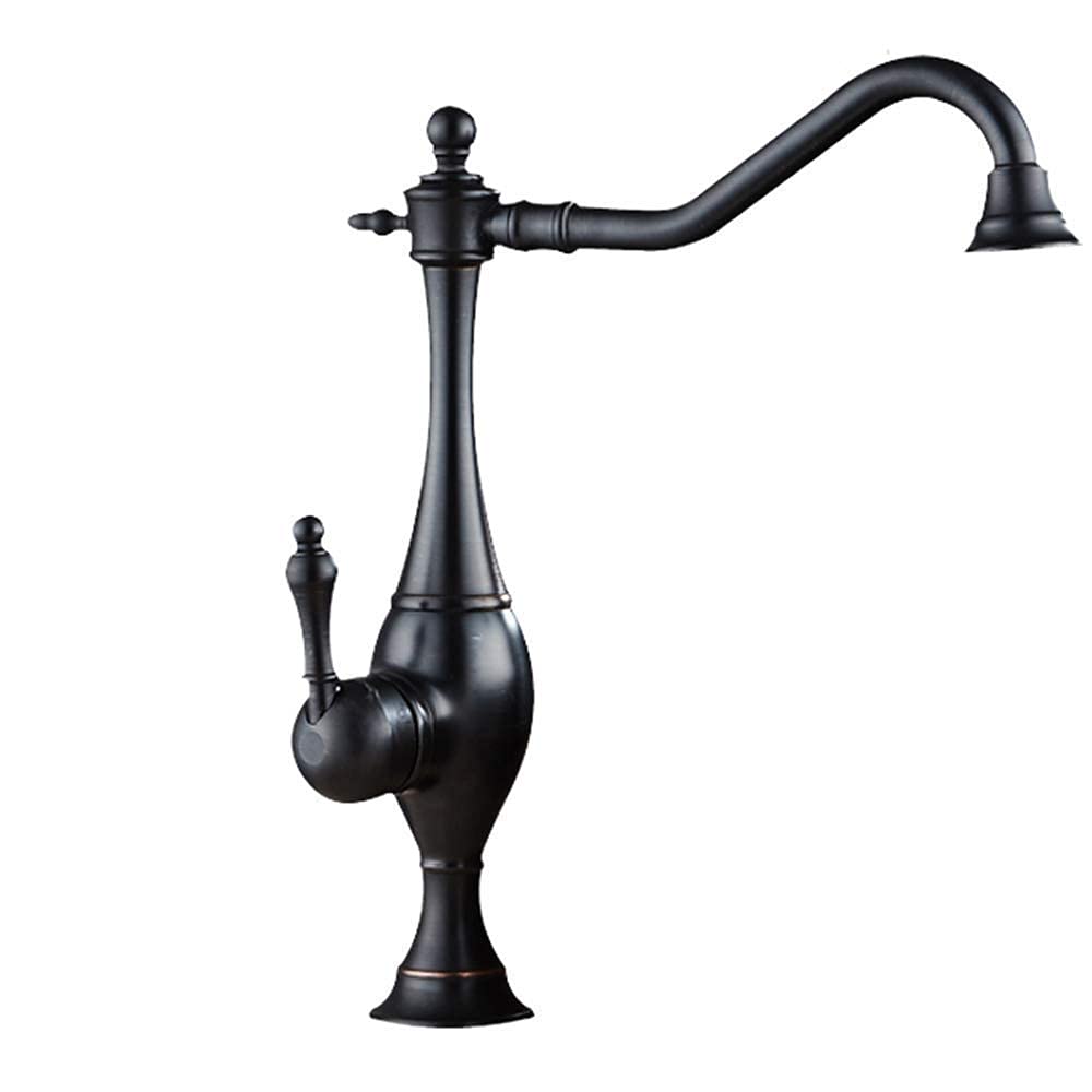 Mitigeur d'évier de cuisine en laiton style American Vintage