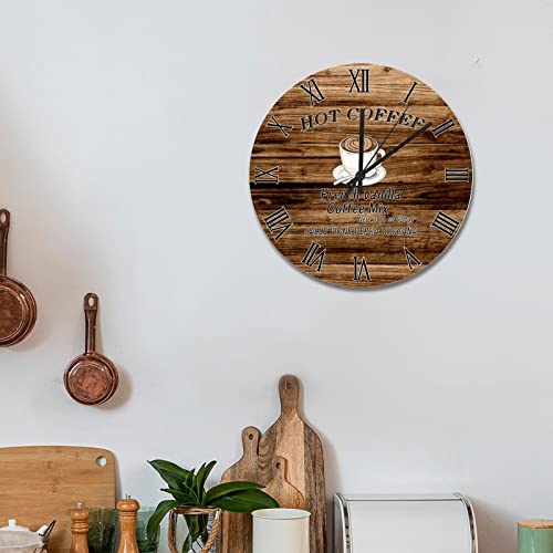 Horloge murale de cuisine silencieuse pour éliminer le bruit du tic-tac