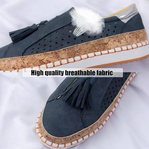 Shirem Women's Comfy Orthotic Sneakers, Sherum New Women's Autumn Low Heel Round Toe Breathable Sneakers, Dotmalls Shoes3