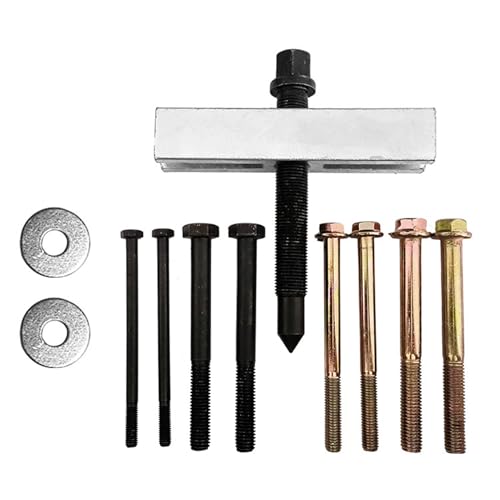 Generisch Extractor de poleas, herramientas manuales antideslizantes y ajustables | - y kit de extracción - para camiones, SUV, sedán, vehículos, automóviles, aire acondicionado, bomba de agua