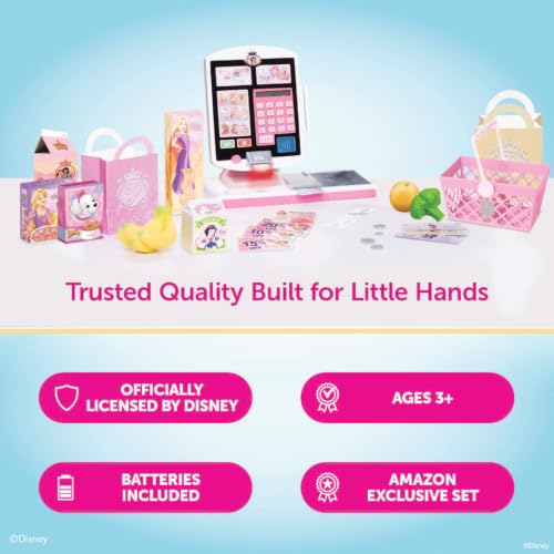 Disney Princess Style Grocery Self-Checkout Register Play Set - image 4