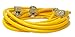 Yellow Jacket 2830 Woods STW Adapter Cord with 3-Outlet Lighted Power Block; 3 12 Awg Bare Conductor; 25 Ft L; Foot; Copper