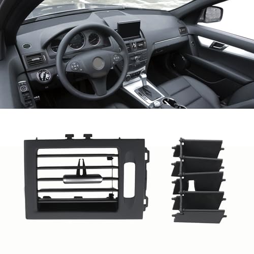 JDMON Repuesto de cubierta de salida de aire acondicionado central delantera izquierda para Mercedes-Benz W204 Clase C C200 C220 C230 C260 C280 C300 C350 2007-2011 Repuesto para 2048300754