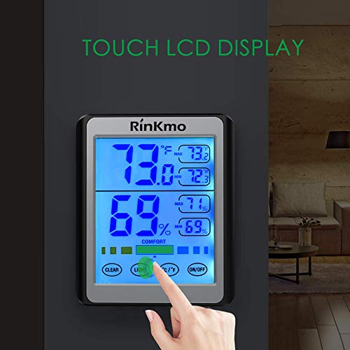 Digital Thermometer Hygrometer Indoor,Supreme Accurate Humidity Temperature Monitor Gauge for House,Office,Greenhouse, Home - Thumbnail 3