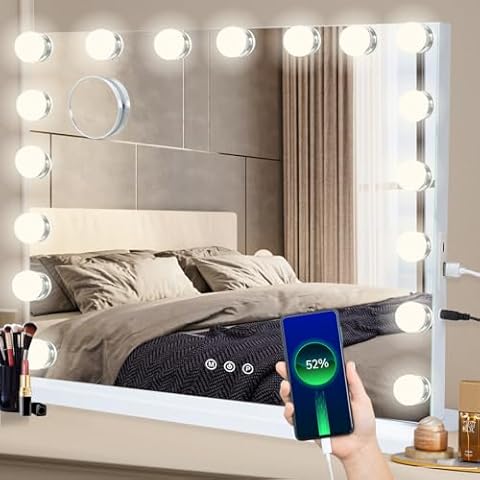 Saihemei Hollywood Vanity Mirror with Lights Cover