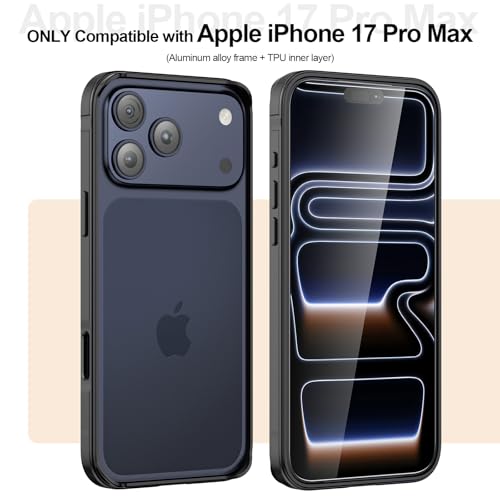 Coque iPhone 17 Pro Max bord surélevé protection écran antichoc