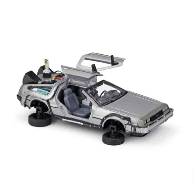 ТоуUAE - WELLYs 1:24 Delorean Time Machine Part 2 Fly Mode Diecast Model Car NEW IN BOX (FLY MODEL)