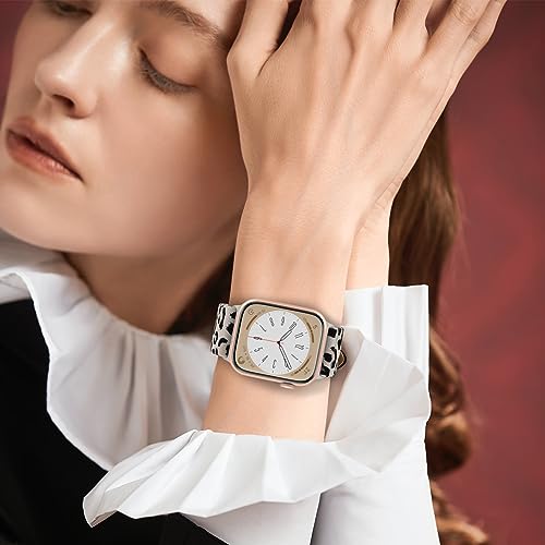 Image of Delidigi Stretchy Bands Compatible for Apple Watch Band Women 40mm 38mm 41mm 42mm 44mm 45mm 46mm 49mm, Nylon Braided Straps for iWatch Series 11 10 9 8 7 6 SE 5 4 3 Ultra 3 2 1