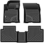 VIWIK Floor Mats Compatible for 2020 2021 2022 Escape (Not for Hybrid), Car Mats All Weather Custom Floor Liners Full Set Include 1st and 2nd Row Front & Rear, Automotive Floor Mats TPE Black