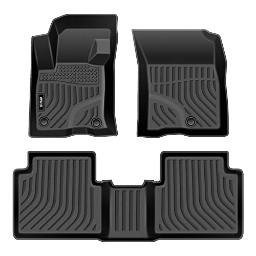 VIWIK Floor Mats Compatible for 2020 2021 2022 Escape (Not for Hybrid), Car Mats All Weather Custom Floor Liners Full Set Include 1st and 2nd Row Front & Rear, Automotive Floor Mats TPE Black