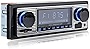 FYPLAY Classic Bluetooth Car Stereo , FM Radio Receiver, Hands-Free Calling, Built-in Microphone, USB/SD/AUX Port, Support MP3/WMA/WAV, Dual Knob Audio Car Multimedia Player, Remote Control