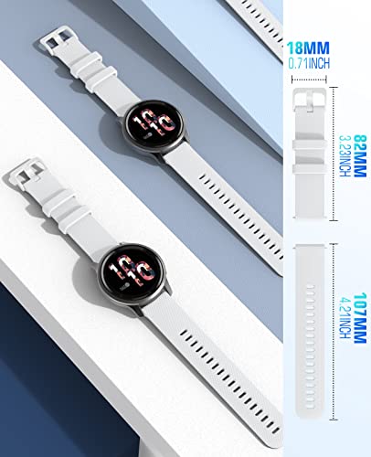 Correa de silicona para reloj Garmin 18 mm ajustable miniatura 3