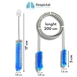 RespirAid CPAP Cleaning Kit: Brushes for CPAP Hoses 15x19mm, CPAP Mask Protective Bag, Support and Sleep Apnea Mask Kit Compatible with all CPAP Machines and CPAP Masks - Image 4