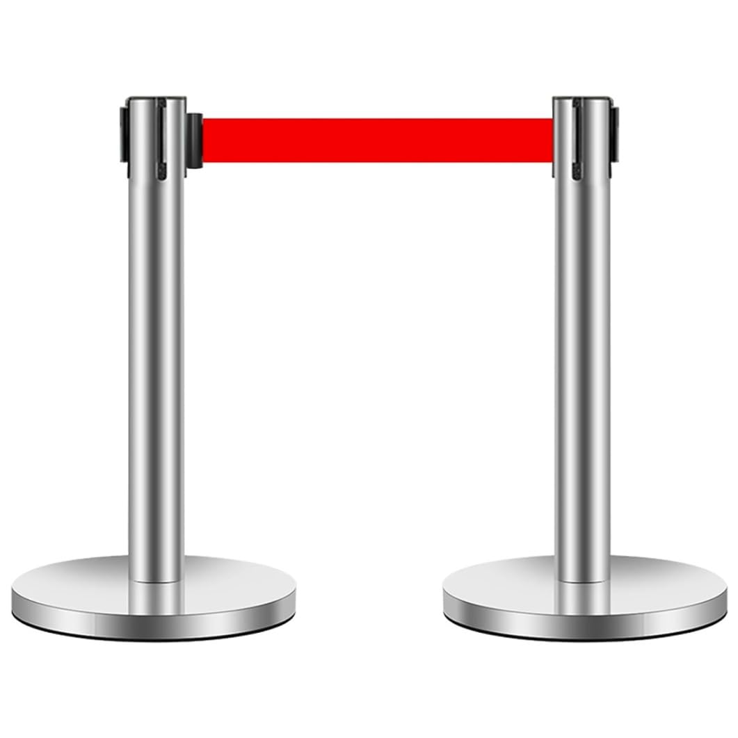 Contrôle des foules sans chaos grâce au lot de 2 supports de ceinture rétractables