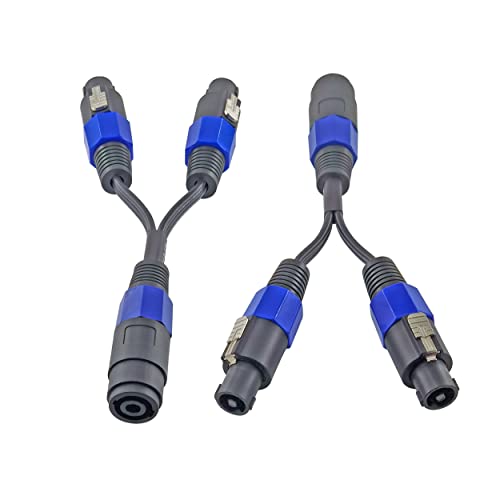 Cable Adaptador Speakon WJSTN 2 polos 2 pack miniatura 3
