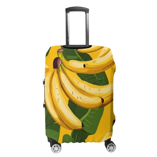 Banana Print Travel Luggage Cover Suitcase Protector Baggage Covers for Men Women L4