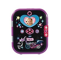 Vtech Kidisecrets Selfie Music 2.0 black – Kindertagebuch mit 2 Kameras, MP3-Player, Gesichtserkennung, Leuchteffekten und vielem mehr – Für Kinder von 6-12 Jahren