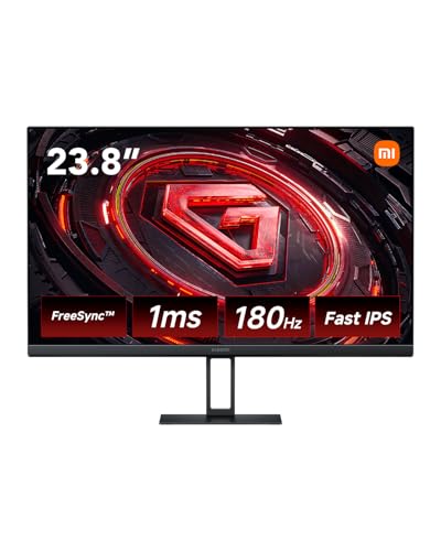 XIAOMI Gaming Monitor G24i | 23.8" Panel IPS FHD(1920 * 1080) 180Hz | HDR10 | AMD Freesync | 1ms (GTG) | Certificación Low Blue Light
