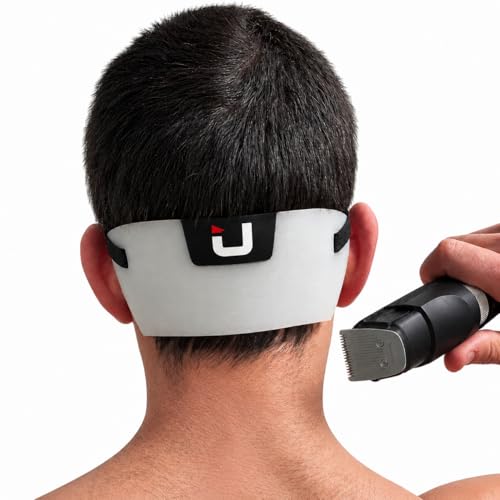EdgUp Neckline Shaving Template for Men – Hands-Free DIY Haircut & Fade Guide, Flexible Silicone...