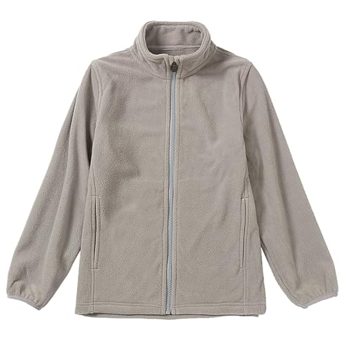 Teens Kids Fluffy Sherpa Fleece Jacket Girls Boys Zipper Fuzzy Fur Thicken Outerwear Casual Fall Winter Warm Trendy Coat