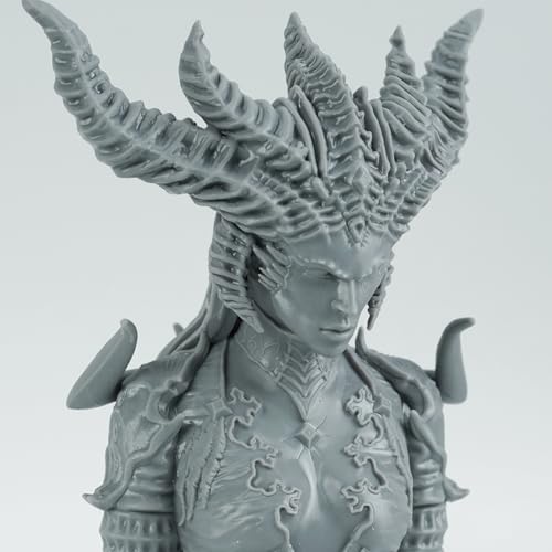 Image of 3D Printer Resin, 16K Upgraded Standard Photopolymer Resin, 405nm Fast UV-Curing Low Odor High Precision 3D Printing Resin for LCD /DLP /MSLA 3D Printer, 16K Grey 1000g