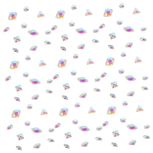 Perles verre à coudre pour artisanat décoration de sacs boutons de remplacement DIY