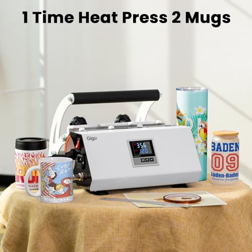 Gigu YF73-30 Tumbler Heat Press Machine For 20Oz-30Oz Sublimation Blanks Tumblers Press, 11-16Oz Mug Press thumb #5