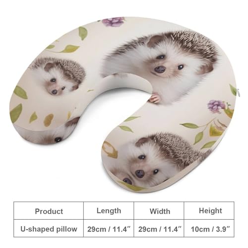 Almohada de viaje para bebé en forma de erizo miniatura 2